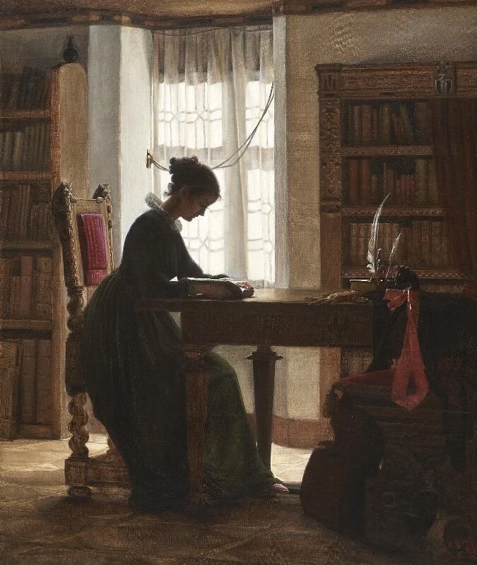 Kristian Zahrtmann - 125, Una giovane ragazza, 1869